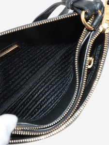 Prada Black Vitello Phenix shoulder bag
