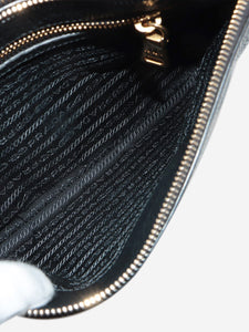 Prada Black Vitello Phenix shoulder bag