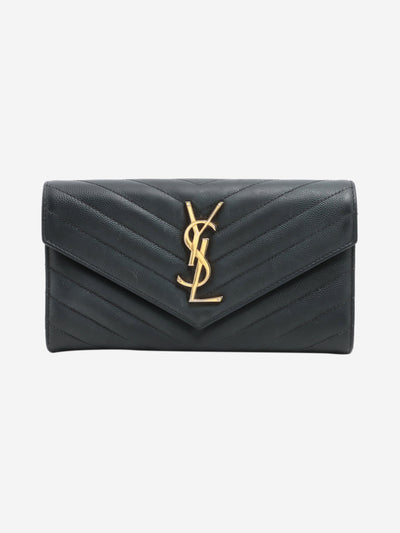 Black Paris V Stitch wallet Wallets, Purses & Small Leather Goods Saint Laurent 