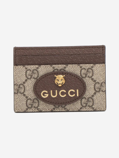 Brown GG Supreme cardholder Wallets, Purses & Small Leather Goods Gucci