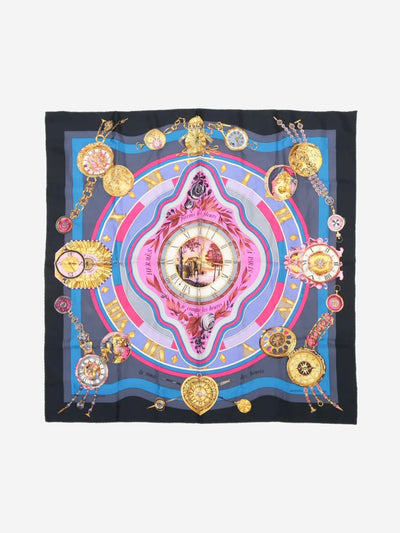 Blue Parmi les fleurs silk scarf Scarves Hermes