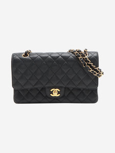 Chanel Black 2010 medium caviar Classic double flap bag