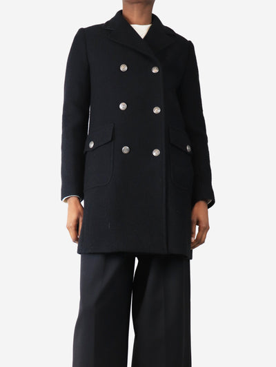 Black double-breasted coat - size XS Coats & Jackets Bonpoint