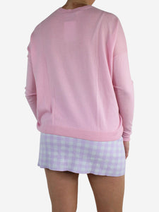 Acne Studios Pink crewneck wool sweater - size XS