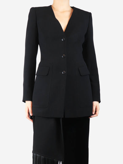 Black long blazer - size UK 8 Coats & Jackets Hermes