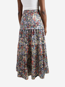 ME+EM Multicoloured floral printed skirt - size UK 10