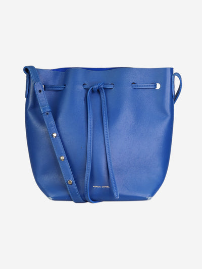 Blue leather bucket bag Shoulder bags Mansur Gavriel 
