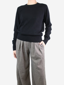 Crimson Black crewneck cashmere jumper - size L