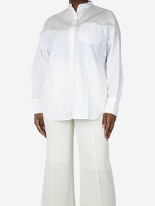 Academia White pocket shirt - size M