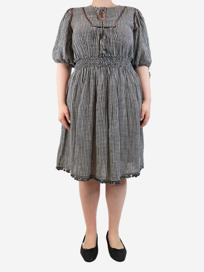 Black gingham midi dress - size UK 12 Dresses Zimmermann