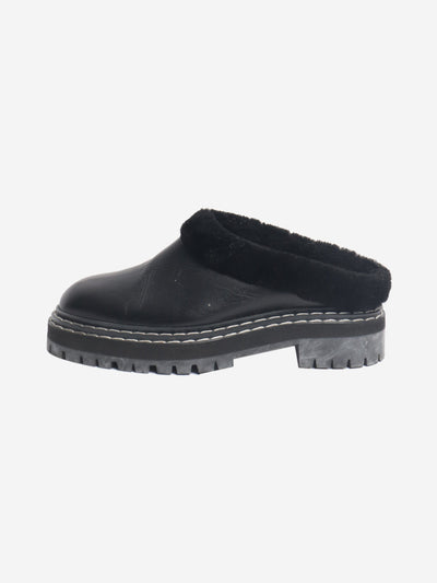 Black leather clogs - size EU 39 (UK 6) Flat Shoes Proenza Schouler