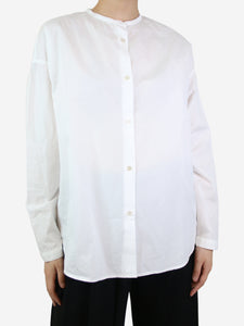 Barena White high-neck button-up shirt - size IT 42