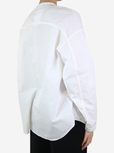Barena White high-neck button-up shirt - size IT 42