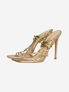 Gianvito Rossi Gold sandal heels - size EU 41