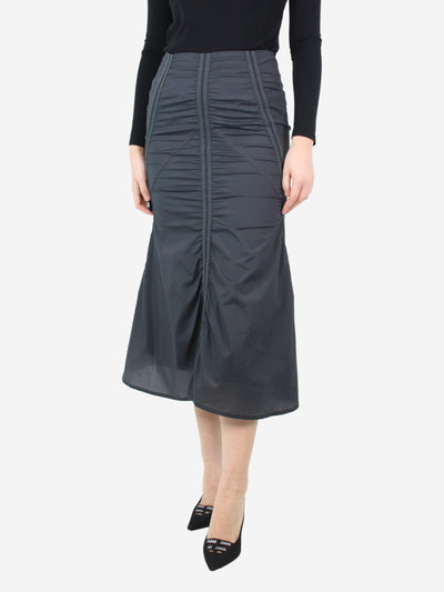 Dark grey nylon skirt - size L Skirts Attempt 
