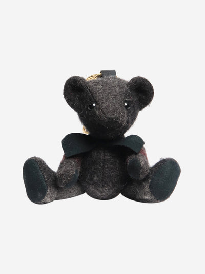 Grey tartan Thomas bear charm Keyrings Burberry