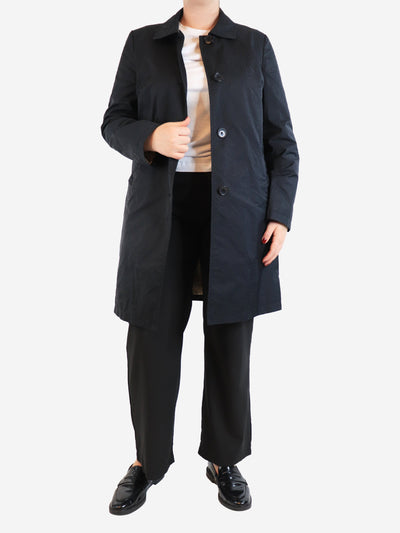 Black paisley nylon coat - size UK 12 Coats & Jackets Etro