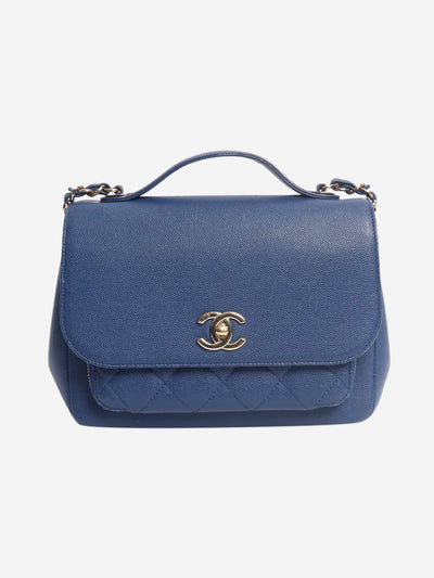 Navy blue business affinity flap bag Cross-body Bags Chanel