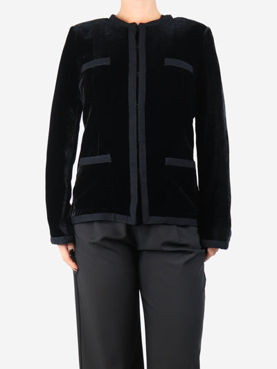 Black velvet jacket - size UK 12 Coats & Jackets Etro