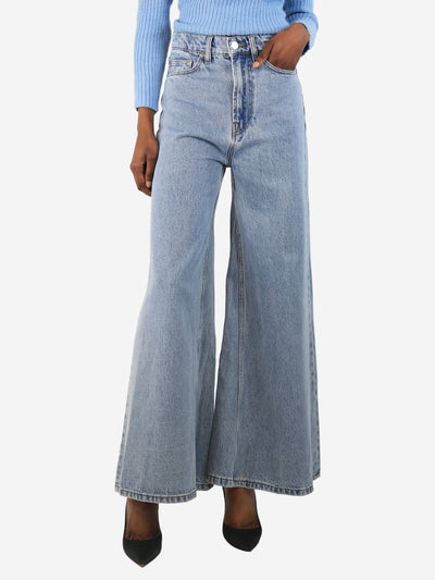 Lightwash denim wide leg jeans - size S Trousers Izakova