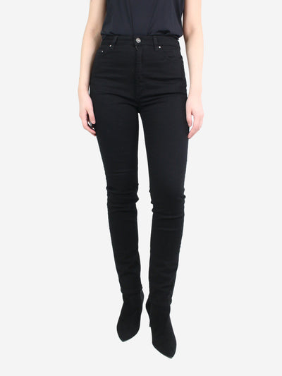 Black high-rise slim trousers - size UK 10 Trousers Toteme 