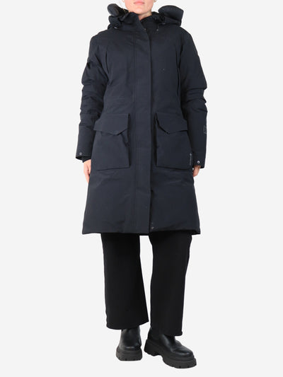 Black Goretex hooded puffer coat - size L Coats & Jackets 66 North