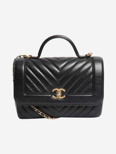 Black 2017 Timeless Classique chevron-quilted bag Shoulder bags Chanel