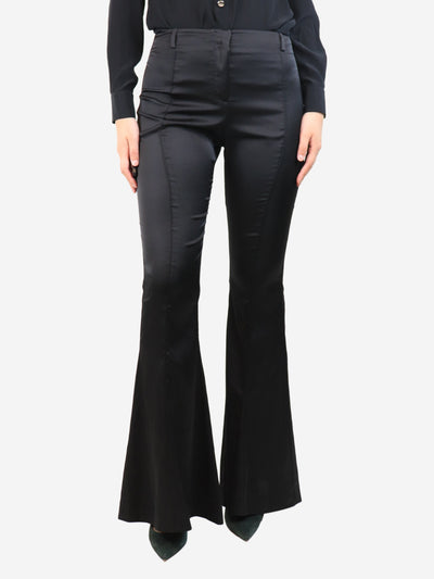 Black satin trousers - size UK 10 Trousers Acne Studios