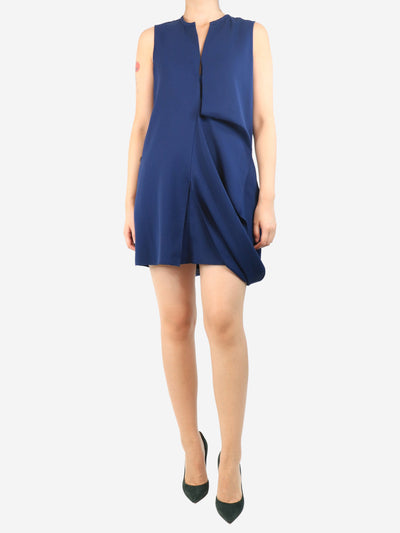 Navy blue sleeveless crepe mini dress - size UK 8 Dresses Acne Studios
