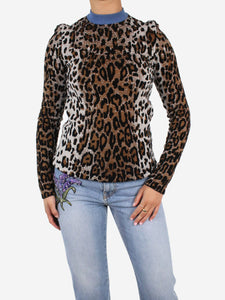 Stella McCartney Multicolour leopard print jumper - size IT 40