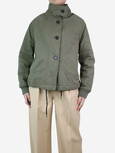 Green high-neck button-up jacket - size S Coats & Jackets MHL 
