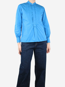 Sebline Blue cotton shirt - size S