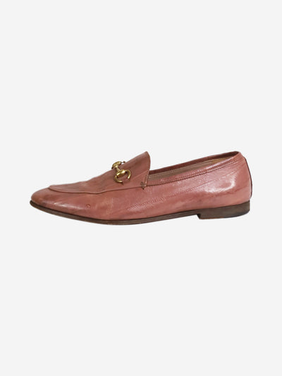 Pink horsebit loafers - size EU 37.5 (UK 4.5) Flat Shoes Gucci 