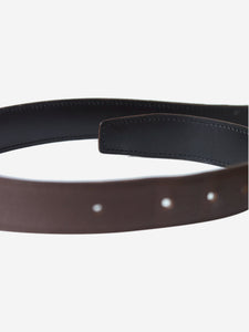 Hermes Brown H buckle belt