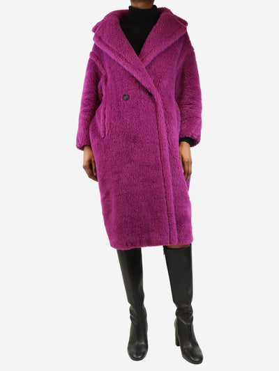 Purple teddy fleece coat - size XS Coats & Jackets Max Mara