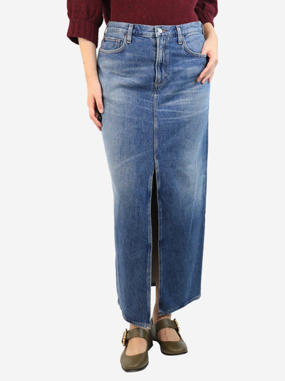 Blue denim skirt - size UK 8 Skirts Agolde