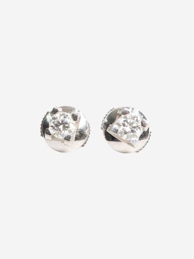 18k white gold diamond stud earrings Earrings Cartier