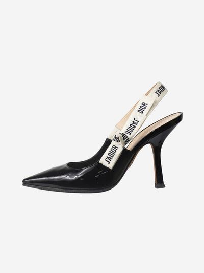 Black J'adior patent slingback pumps - size EU 37 Heels Christian Dior 