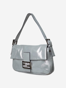 Fendi Silver sparkly Baguette bag