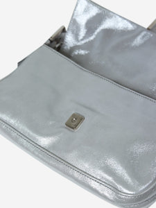 Fendi Silver sparkly Baguette bag