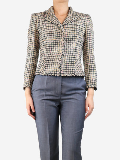 Buttoned tweed boucle jacket - UK 12 Coats & Jackets Chanel