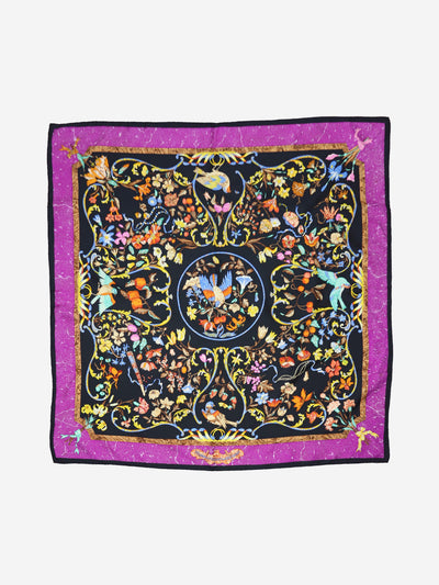 Multicolour floral silk scarf Scarves Hermes 