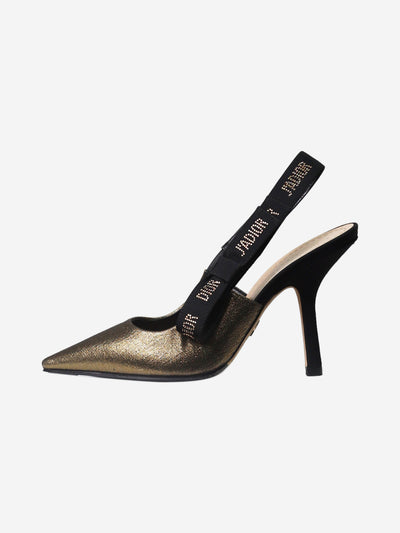 Christian Dior Gold J'Adior slingback pumps - size EU 37 Heels Christian Dior 