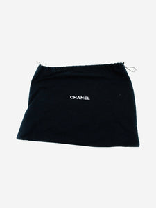 Chanel Black vintage 1996 large lambskin Diana flap bag