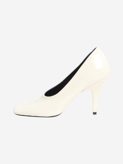 White SOFT 90 patent pumps - size EU 37 (UK 4) Heels Phoebe Philo