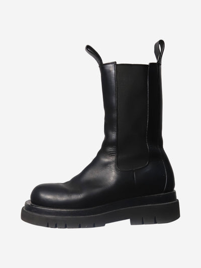 Black chunky platform boots - size EU 38 Boots Bottega Veneta 