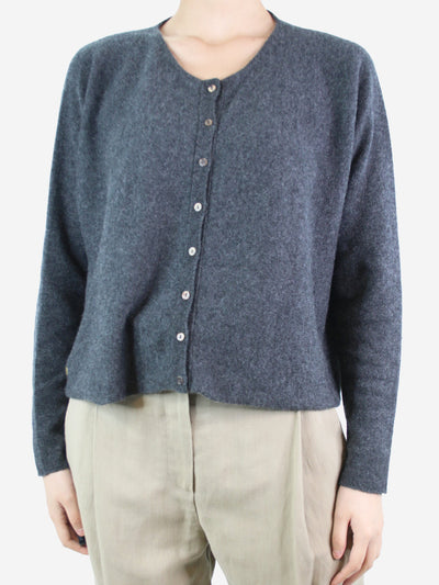 Dark grey cashmere cardigan - size M Knitwear Bamford 
