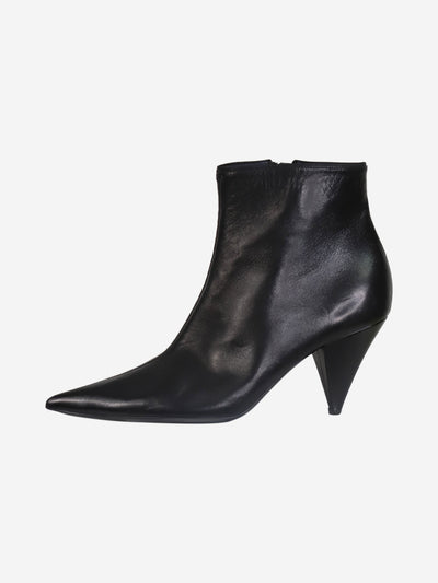 Celine Black pointed toe ankle boots - size EU 38 (UK 5) Boots Celine 