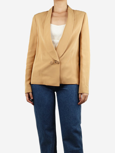 Brown double-breasted blazer - size UK 8 Coats & Jackets Chloe