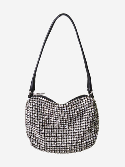 Silver Heiress crystal-embellished leather top handle bag Shoulder bags Alexander Wang 
